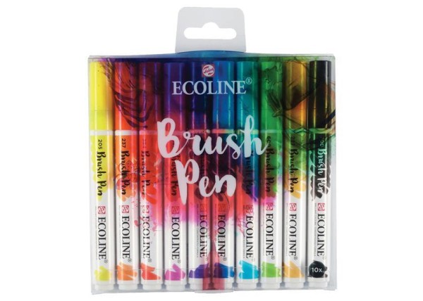 Talens ecoline brushpen σετ 10 τεμ. Talens ecoline brushpen σετ 10 τεμ.