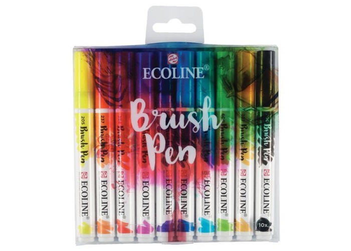 Talens ecoline brushpen σετ 10 τεμ. Talens ecoline brushpen σετ 10 τεμ.