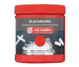 Talens blackboard paint 3023 powerful red, 250 ml