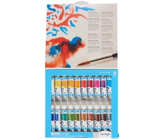 Talens van gogh νερομπογιές σετ 20 τεμ. 10ml.