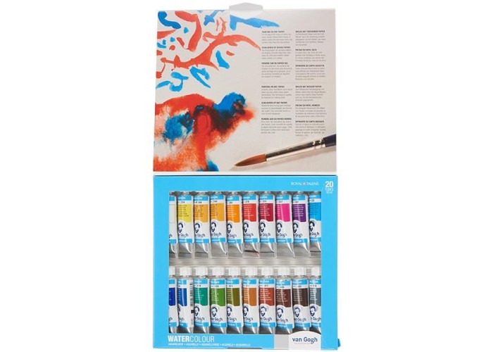 Talens van gogh νερομπογιές σετ 20 τεμ. 10ml. Talens van gogh νερομπογιές σετ 20 τεμ. 10ml.