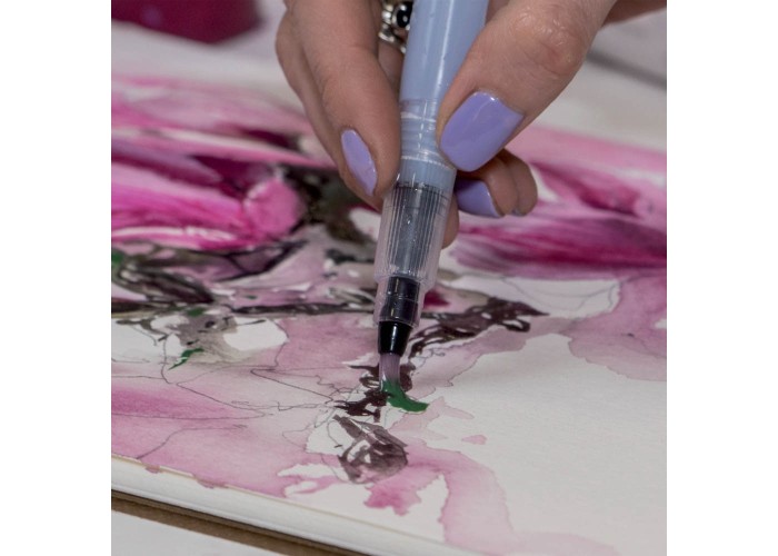 Sakura πινέλο με δεξαμενή νερού με μύτη S