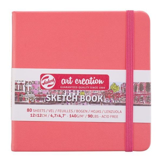 Talens Sketch book κοραλί 80φυλ. 12x12εκ. 140 γρ. Talens Sketch book κοραλί 80φυλ. 12x12εκ. 140 γρ.