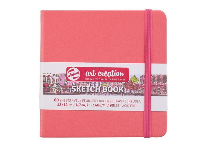 Talens Sketch book κοραλί 80φυλ. 12x12εκ. 140 γρ. Talens Sketch book κοραλί 80φυλ. 12x12εκ. 140 γρ.