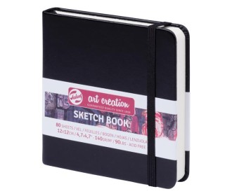 Talens Sketch book μαύρο 80φυλ. 12x12εκ. 140 γρ. Talens Sketch book μαύρο 80φυλ. 12x12εκ. 140 γρ.