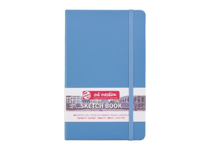 Talens Sketch book γαλάζιο 80φυλ. 13x21εκ. 140 γρ.