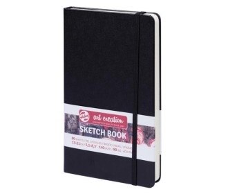 Talens Sketch book μαύρο 80φυλ. 13x21εκ. 140 γρ.
