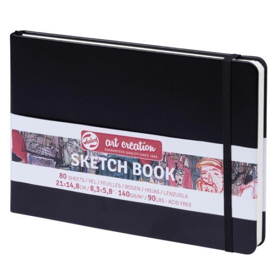 Talens Sketch book μαύρο 80φυλ. 21x15εκ. 140 γρ. Talens Sketch book μαύρο 80φυλ. 21x15εκ. 140 γρ.