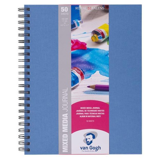 Talens Van gogh mix media journal A4 50φυλ. 160 γρ. Talens Van gogh mix media journal A4 50φυλ. 160 γρ.
