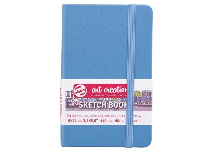 Talens Sketch book γαλάζιο 80φυλ. 9x14εκ. 140 γρ.