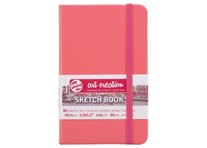 Talens Sketch book κοραλί 80φυλ. 9x14εκ. 140 γρ. Talens Sketch book κοραλί 80φυλ. 9x14εκ. 140 γρ.