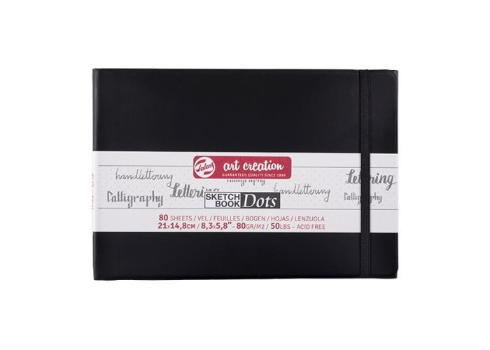 Talens Sketch book Dot μαύρο 80φυλ. 21x15εκ. 80 γρ.