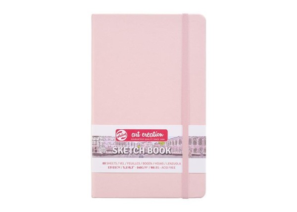 Talens Sketch book ροζ 80φυλ. 13x21εκ. 140 γρ.