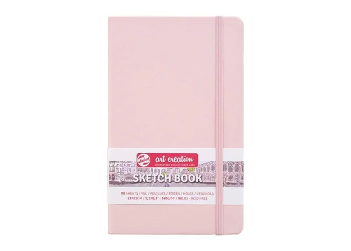 Talens Sketch book ροζ 80φυλ. 13x21εκ. 140 γρ.