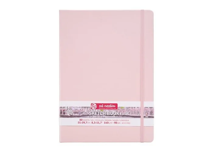 Talens Sketch book ροζ 80φυλ. 21x30εκ. 140 γρ.
