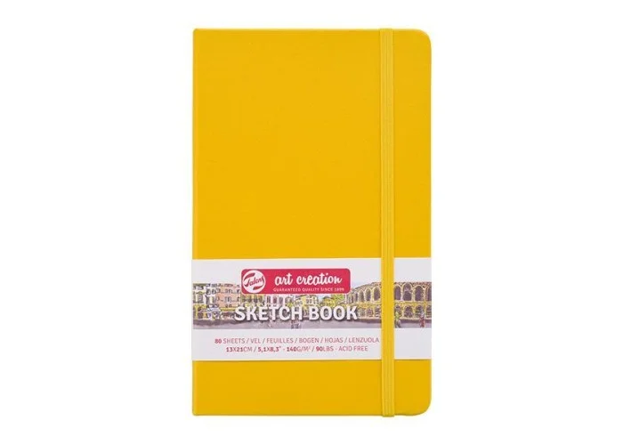 Talens Sketch book κίτρινο 80φυλ. 13x21εκ. 140γρ.