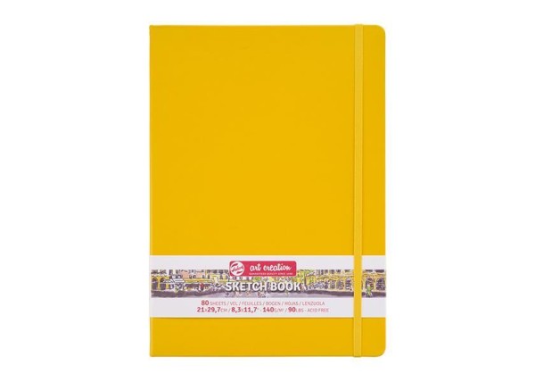 Talens Sketch book κίτρινο 80φυλ. 21x30εκ. 140 γρ.