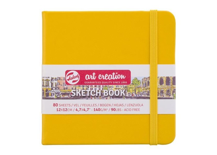 Talens Sketch book κίτρινο 80φυλ. 12x12εκ. 140 γρ. Talens Sketch book κίτρινο 80φυλ. 12x12εκ. 140 γρ.
