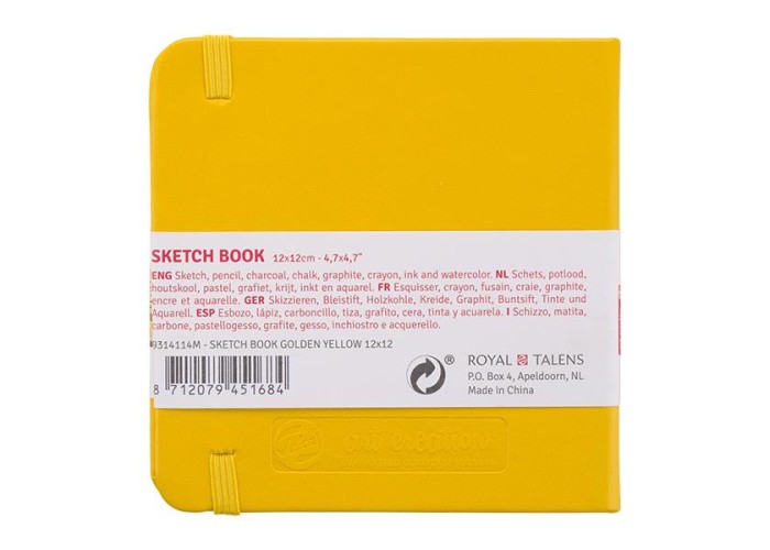 Talens Sketch book κίτρινο 80φυλ. 12x12εκ. 140 γρ. Talens Sketch book κίτρινο 80φυλ. 12x12εκ. 140 γρ.