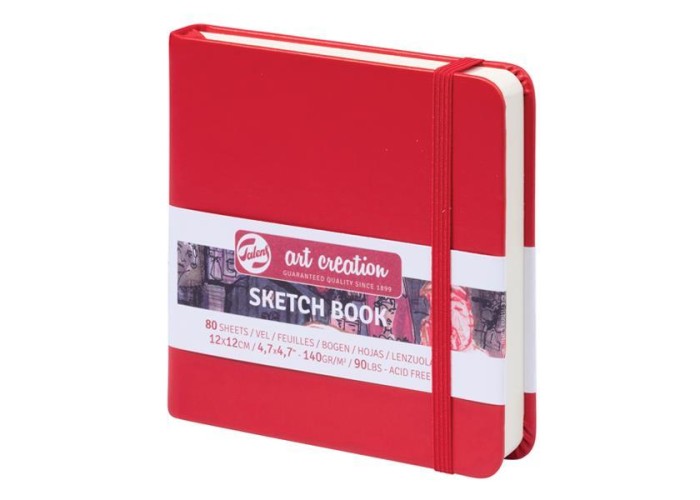 Talens Sketch book κόκκινο 80φυλ. 12x12εκ. 140 γρ. Talens Sketch book κόκκινο 80φυλ. 12x12εκ. 140 γρ.