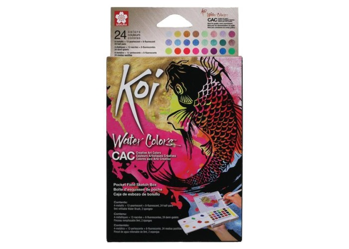 Sakura Koi cac νερομπογιές σετ 24 τεμ. Sakura Koi cac νερομπογιές σετ 24 τεμ.
