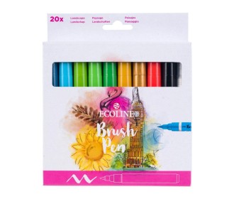 Talens ecoline brushpen σετ 20 τεμ.