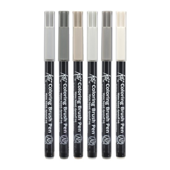 Sakura Koi Urban brush markers σετ 6 τεμ. Sakura Koi Urban brush markers σετ 6 τεμ.