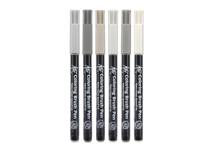 Sakura Koi Urban brush markers σετ 6 τεμ. Sakura Koi Urban brush markers σετ 6 τεμ.