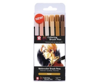 Sakura Koi Portrait brush markers σετ 6 τεμ.