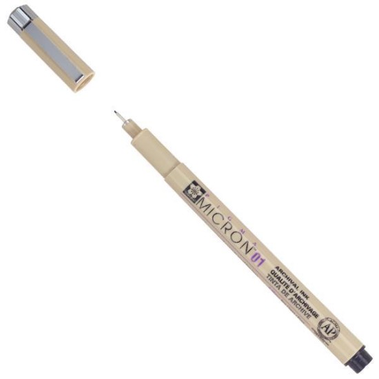 Sakura Pigma Micron μαρκαδόρος σχεδίου 01 0.25 mm μαύρο Sakura Pigma Micron μαρκαδόρος σχεδίου 01 0.25 mm μαύρο