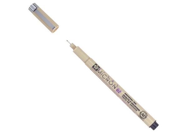 Sakura Pigma Micron μαρκαδόρος σχεδίου 02 0.3 mm μαύρο Sakura Pigma Micron μαρκαδόρος σχεδίου 02 0.3 mm μαύρο