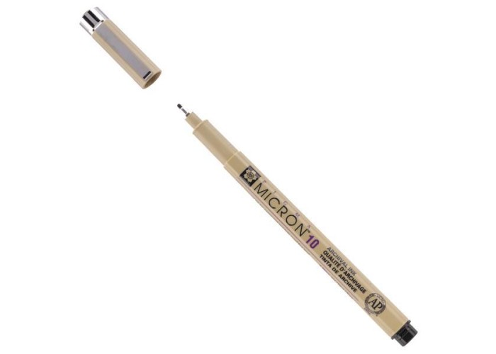 Sakura Pigma Micron μαρκαδόρος σχεδίου 10 0.6 mm μαύρο Sakura Pigma Micron μαρκαδόρος σχεδίου 10 0.6 mm μαύρο