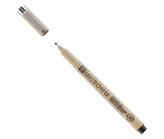 Sakura Pigma Micron μαρκαδόρος σχεδίου 12 0.7 mm μαύρο