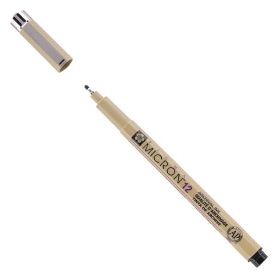 Sakura Pigma Micron μαρκαδόρος σχεδίου 12 0.7 mm μαύρο Sakura Pigma Micron μαρκαδόρος σχεδίου 12 0.7 mm μαύρο