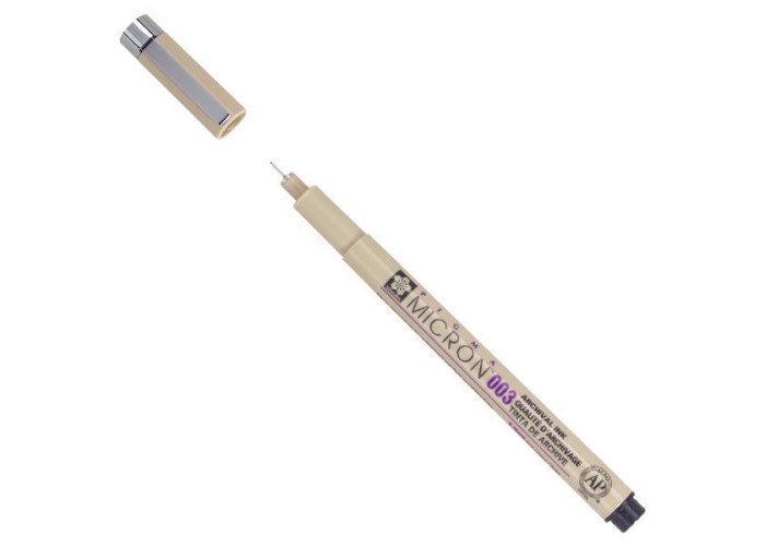 Sakura Pigma Micron μαρκαδόρος σχεδίου 003 0.15 mm μαύρο Sakura Pigma Micron μαρκαδόρος σχεδίου 003 0.15 mm μαύρο