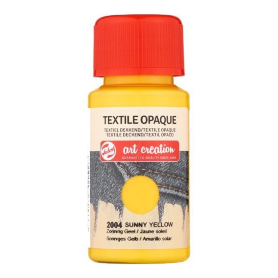 Talens χρώμα textile opaque 2004 sunny yellow 50ml Talens χρώμα textile opaque 2004 sunny yellow 50ml