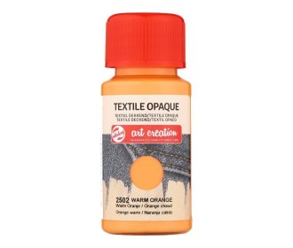 Talens χρώμα textile opaque 2502 warm orange 50ml