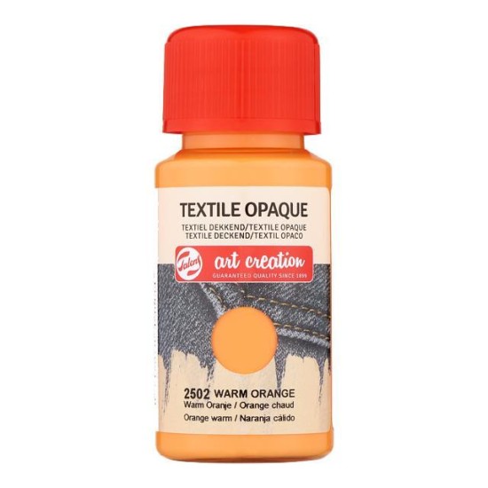 Talens χρώμα textile opaque 2502 warm orange 50ml Talens χρώμα textile opaque 2502 warm orange 50ml