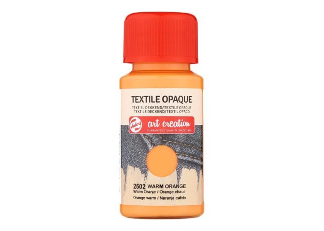 Talens χρώμα textile opaque 2502 warm orange 50ml Talens χρώμα textile opaque 2502 warm orange 50ml
