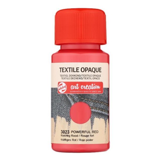 Talens χρώμα textile opaque 3023 powerful red 50ml Talens χρώμα textile opaque 3023 powerful red 50ml