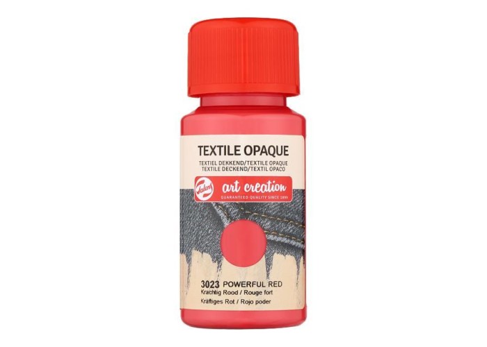 Talens χρώμα textile opaque 3023 powerful red 50ml Talens χρώμα textile opaque 3023 powerful red 50ml