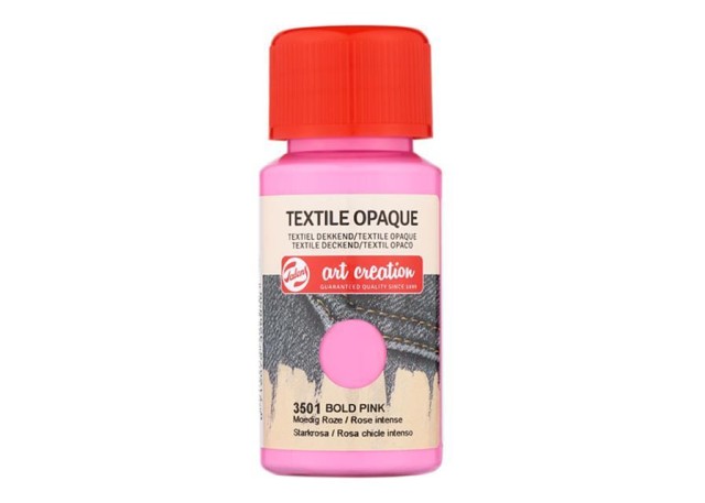 Talens χρώμα textile opaque 3501 bold pink 50ml Talens χρώμα textile opaque 3501 bold pink 50ml