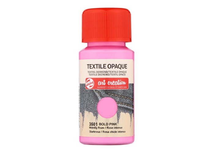 Talens χρώμα textile opaque 3501 bold pink 50ml Talens χρώμα textile opaque 3501 bold pink 50ml