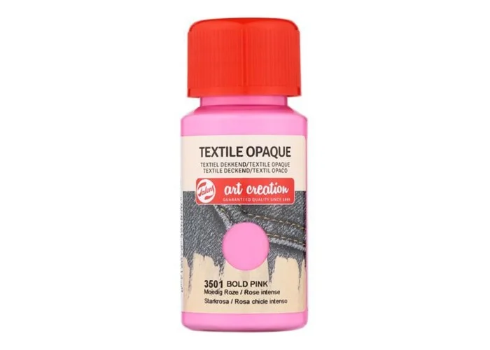 Talens χρώμα textile opaque 3501 bold pink 50ml