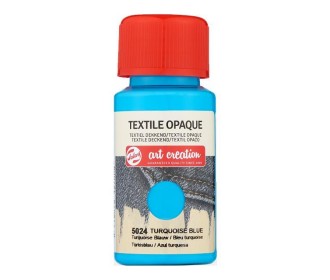 Talens χρώμα textile opaque 5024 turquoise blue 50ml