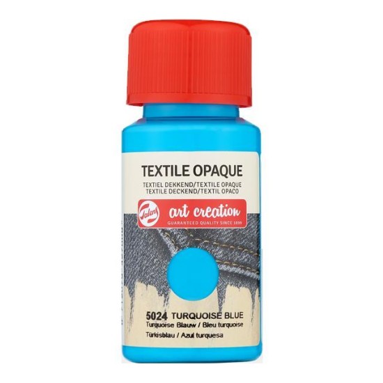 Talens χρώμα textile opaque 5024 turquoise blue 50ml Talens χρώμα textile opaque 5024 turquoise blue 50ml