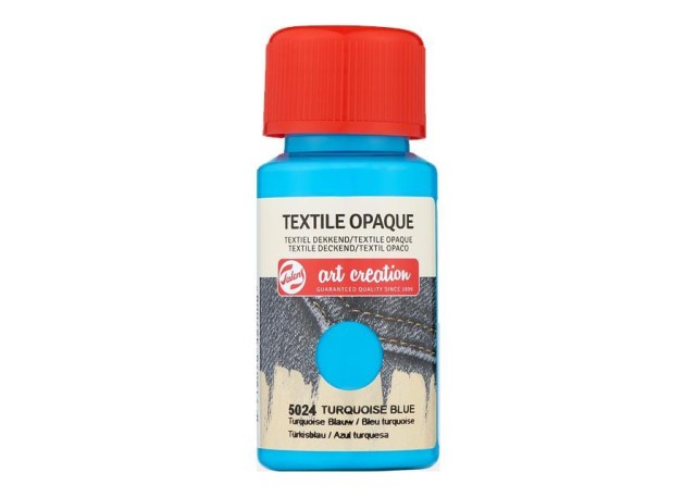 Talens χρώμα textile opaque 5024 turquoise blue 50ml Talens χρώμα textile opaque 5024 turquoise blue 50ml