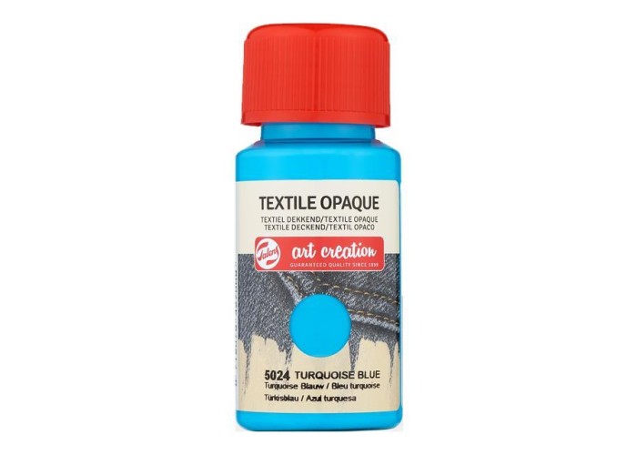 Talens χρώμα textile opaque 5024 turquoise blue 50ml Talens χρώμα textile opaque 5024 turquoise blue 50ml
