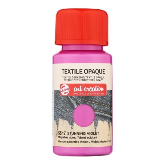 Talens χρώμα textile opaque 5517 stunning violet 50ml Talens χρώμα textile opaque 5517 stunning violet 50ml