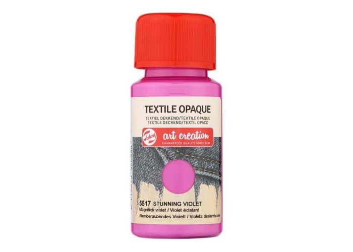 Talens χρώμα textile opaque 5517 stunning violet 50ml Talens χρώμα textile opaque 5517 stunning violet 50ml
